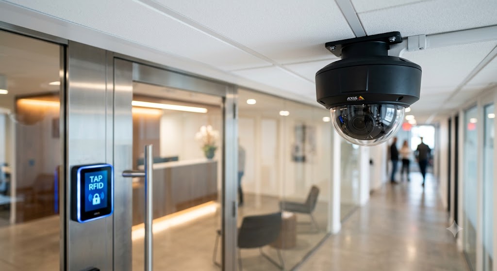 Instalasi CCTV dan Smart Access Door